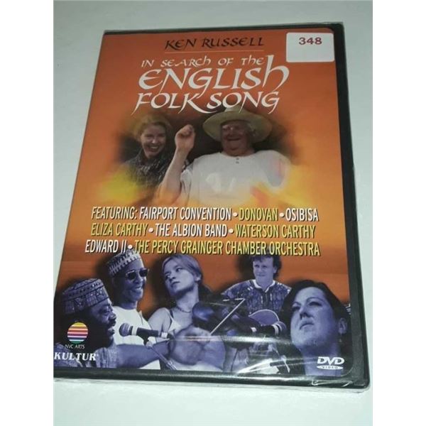 Ken Russell in search of English folk song music DVD unopened