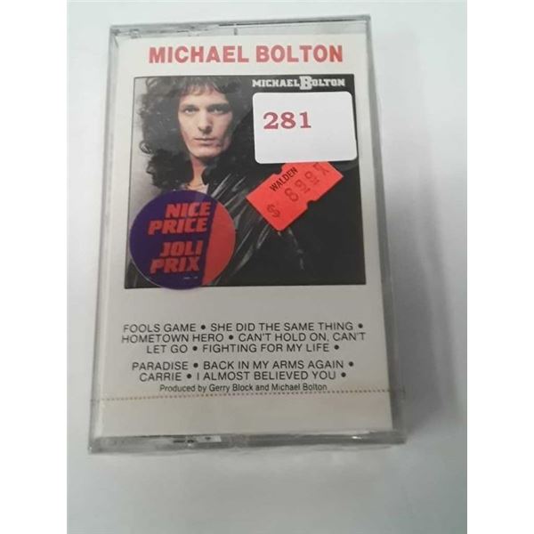 Michael Bolton new sealed cassette tape