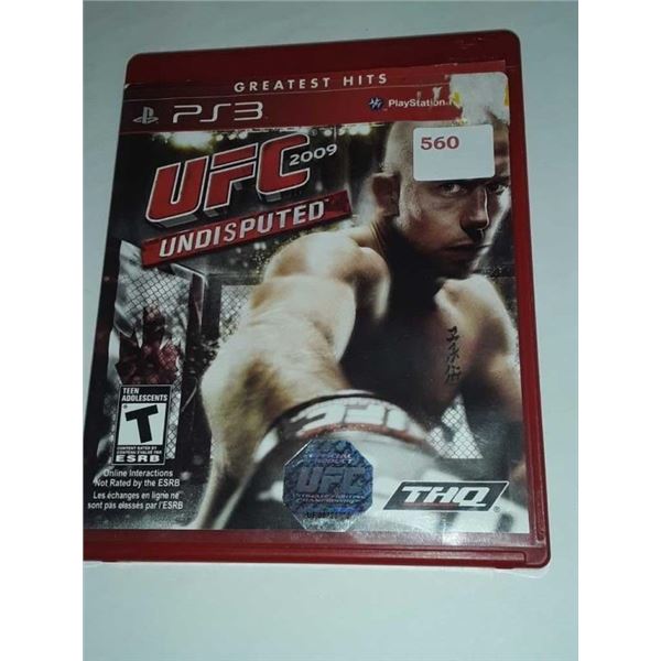 PS3 UFC 2009 Undisputed