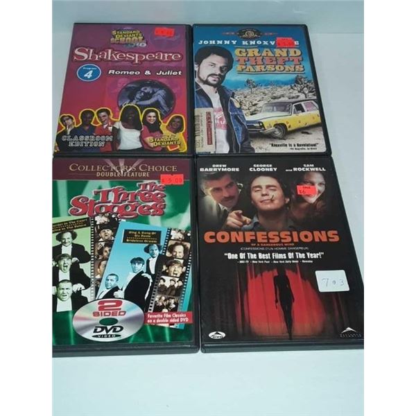 4 comedy DVDs