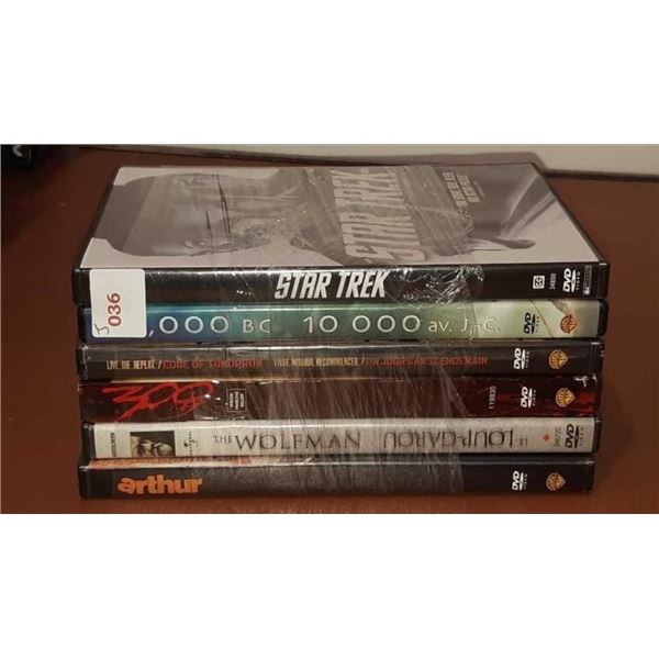 Bundle 6 DVDs