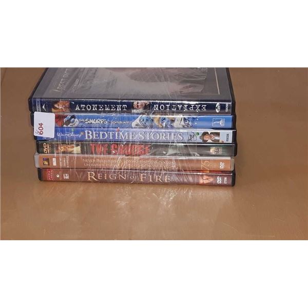 BUNDLE OF 6 DVDs