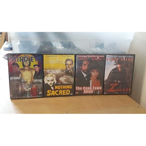 4 SEALED DVDs