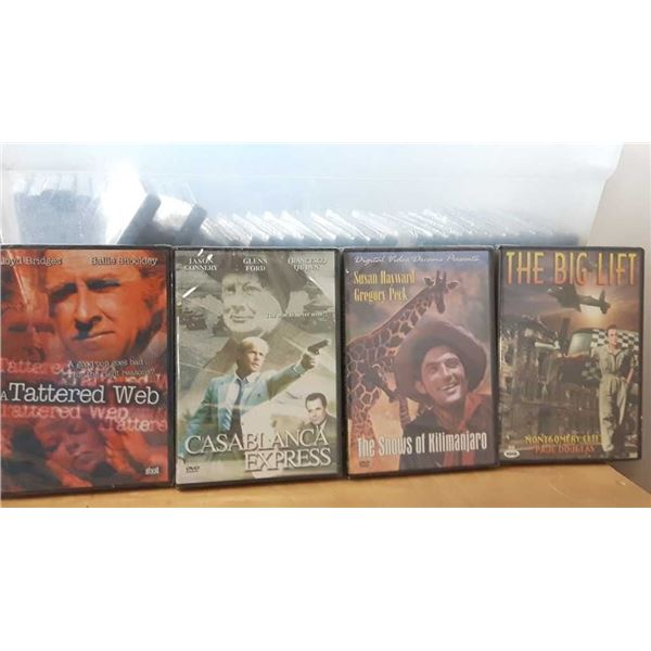 4 SEALED DVDs