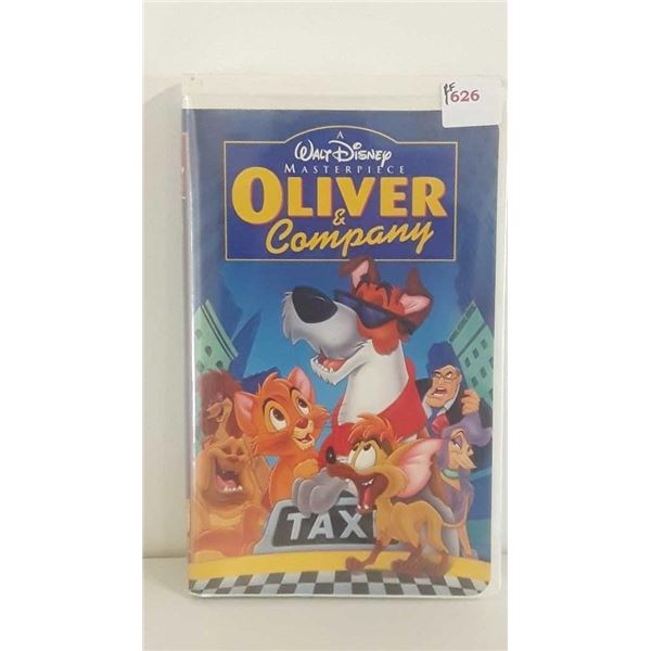 Walt Disney Oliver & Company video VHS