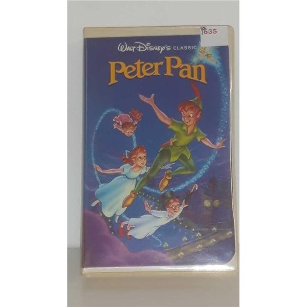 Walt Disney vintage Peter Pan classic VHS movie