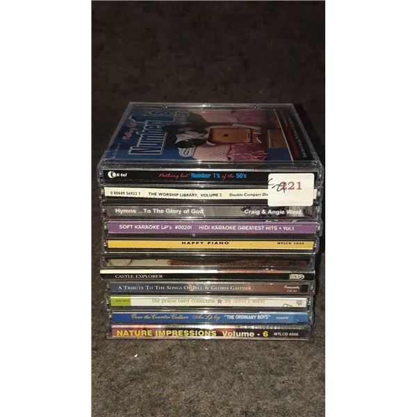 Bundle of 11 CDs