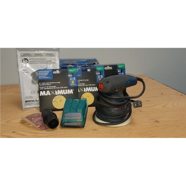 BOSH 5" PALM SANDER WITH FILTER & EXTRA SAND PAPER