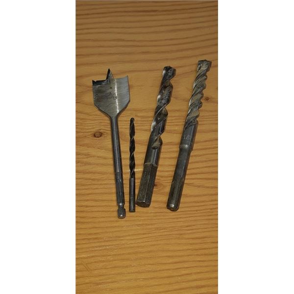 4 DRILL BITS