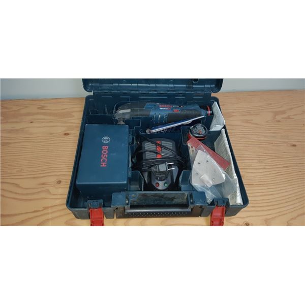 BOSH 12V CUTTER/SNADER WITH CASE COMES WITH CHARGE, 2 BATTERIES & CUTTING TIPS