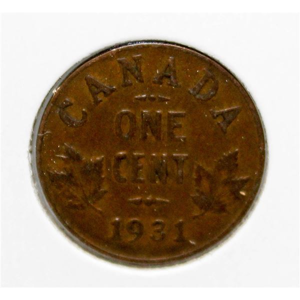 1931 SEMI-KEY DATE CANADA SMALL CENT