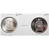 Image 1 : SET OF 2 CANADA 50 CENT COINS 2011/12