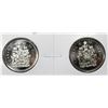 Image 1 : SET OF 2 CANADA 50 CENT COINS 2007/08