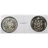 Image 1 : SET OF 2 CANADA 50 CENT COINS 1968/69