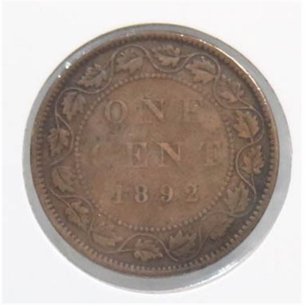 1892 VICTORIAN CANADA LARGE CENT