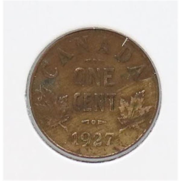 1927 SEMI-KEY DATE CANADA SMALL CENT