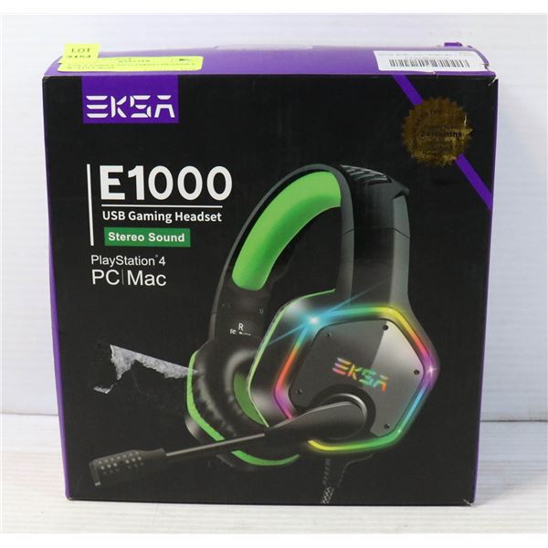 ESKA E1000 USB GAMING HEADSET W/ FULL RGB