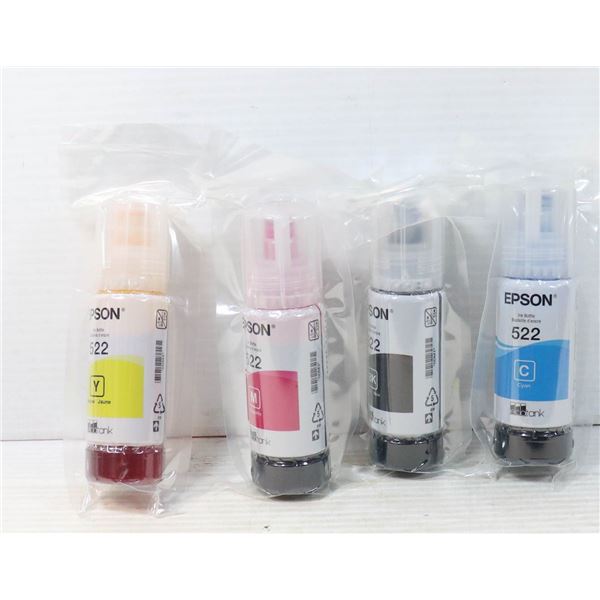 NEW SET OF EPSON 522 INK