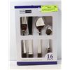 Image 1 : 16PC HOME LIVING STAINLESS STEEL FLATWARE SET