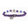 Image 1 : #269-AMETHYST/SRI-LANKA MOONSTONE BRACELET