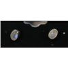 Image 1 : #280-NATURAL MOONSTONE STUD EARRINGS