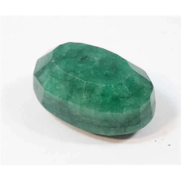 #155-GREEN EMERALD GEMSTONE 90.25ct