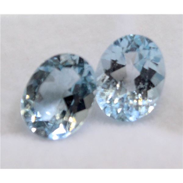 #98-SKY BLUE TOPAZ GEMSTONES OVAL 4.70ct