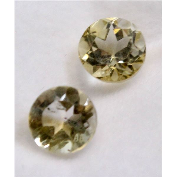 #126-CITRINE ROUND GEMSTONES 2.60ct