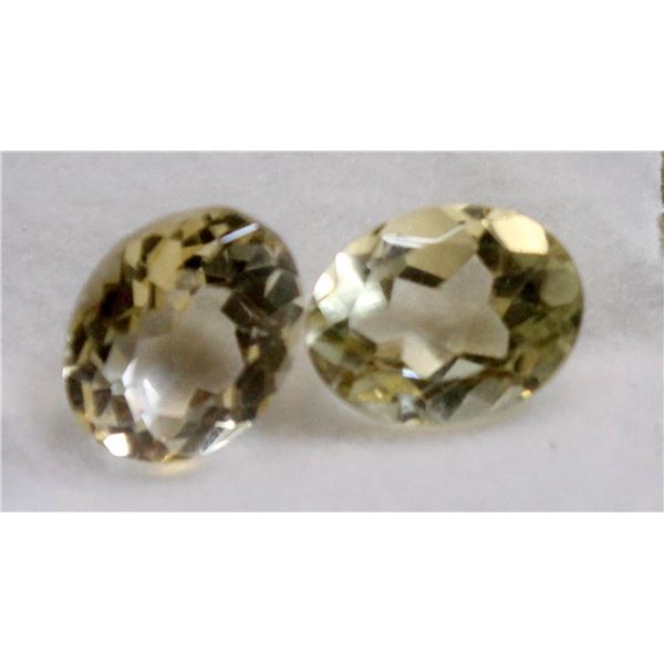 #122-CITRINE OVAL GEMSTONES 3.60ct