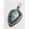 Image 1 : #11-NATURAL FIRE LABRADORITE PENDENT