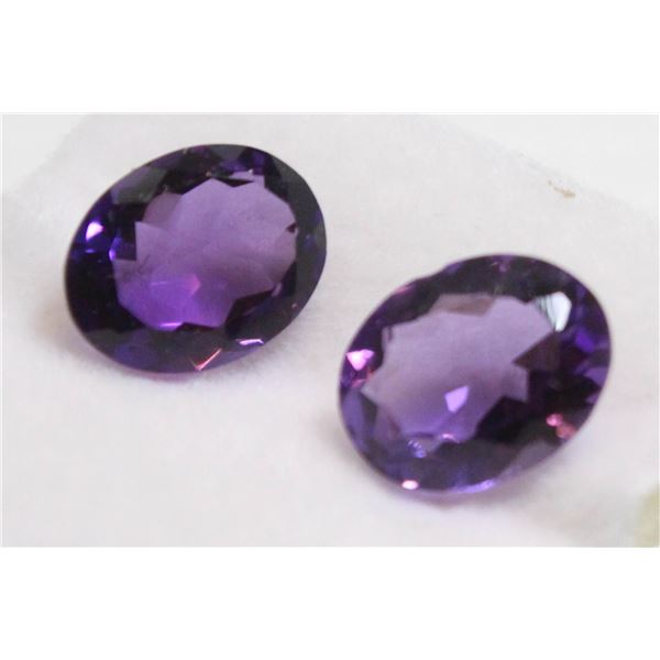 #200-PURPLE AMETHYST GEMSTONE 3.25ct/7X9MM