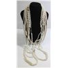 Image 1 : LOT OF 2 MIXED LADIES PEARL STYLE NECKLACES