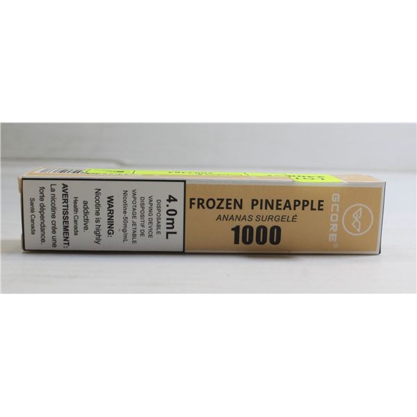 ONE G-CORE 1000 PUFFS E-CIG PINEAPPLE 5%