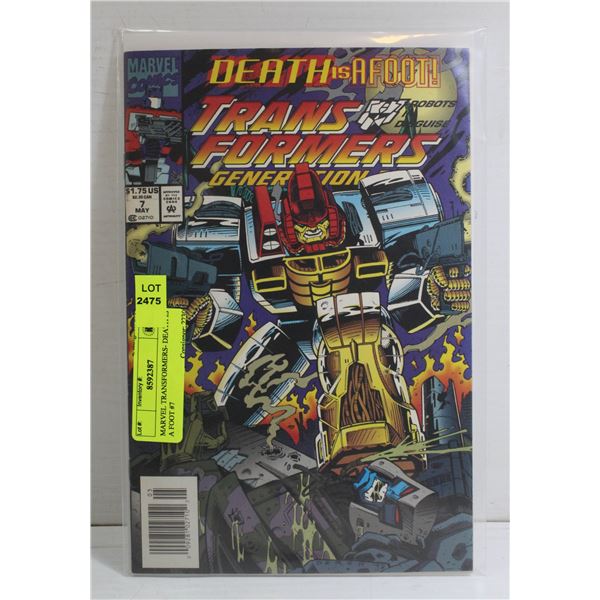 MARVEL TRANSFORMERS- DEATH IS A FOOT #7