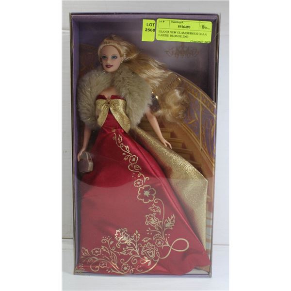 BRAND NEW GLAMOUROUS GALA BARBIE BLONDE 2003