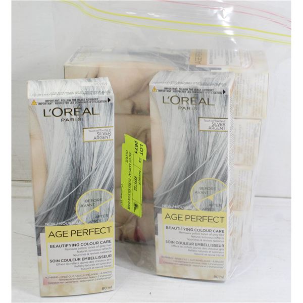 BAG OF LOREAL PARIS SILVER HAIR COLOUR