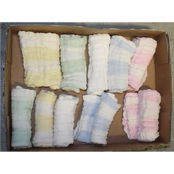 MOM COZY MUSELIN WASH CLOTH SET (10 PIECES)