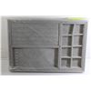 Image 1 : GREY VELVET JEWLLERY DRAWER INSERTS