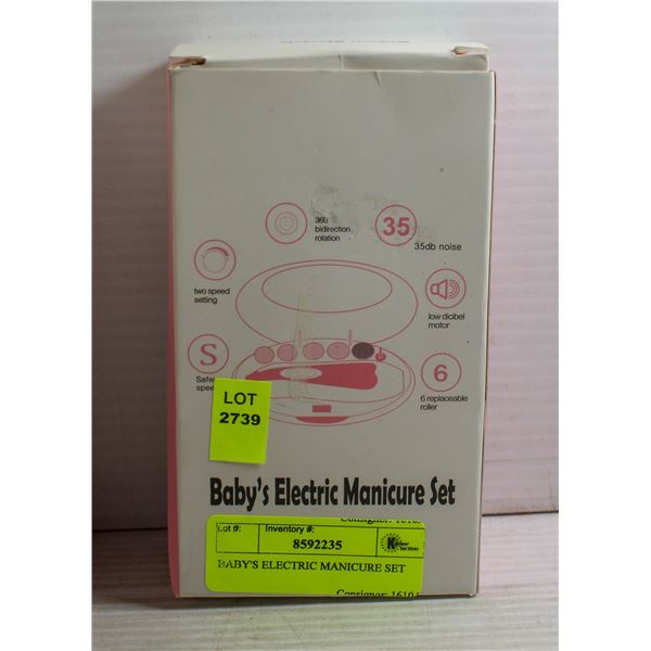 BABY'S ELECTRIC MANICURE SET