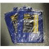 Image 1 : LOT OF 2 NEW 5' X 7' TARPS