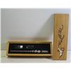 Image 1 : GLASS CALIGRAPHY PEN IN BAMBOO CASE