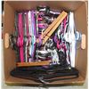 Image 1 : BOX FULL OF HANGERS INCL. PANT HANGERS &