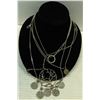 Image 1 : SILVER TONE NECKLACES ALL TOGETHER