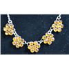 Image 1 : VINTAGE MULTI-STONE 16" LADIES COSTUME NECKLACE