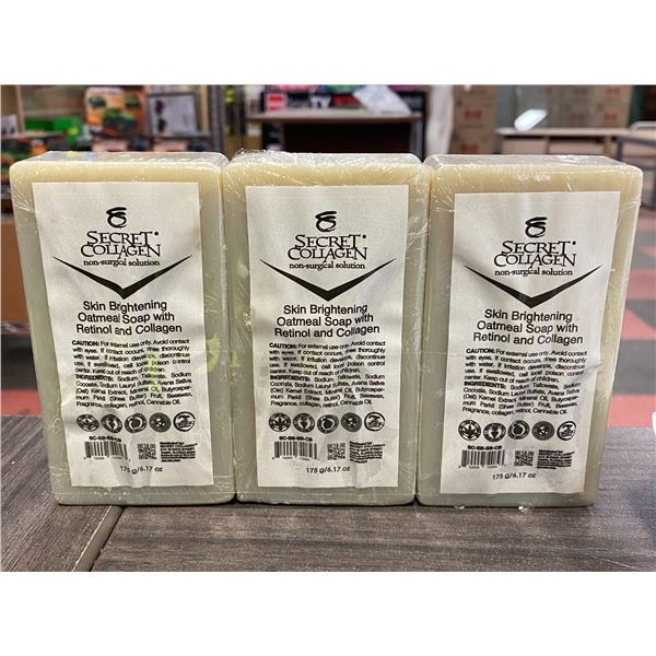 3 BARS SECRET SKIN BRIGHTENING OATMEAL CBD INFUSED