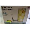 Image 1 : ANCHOR HOCKING 'RIO' 16 PIECE DRINKWARE SET