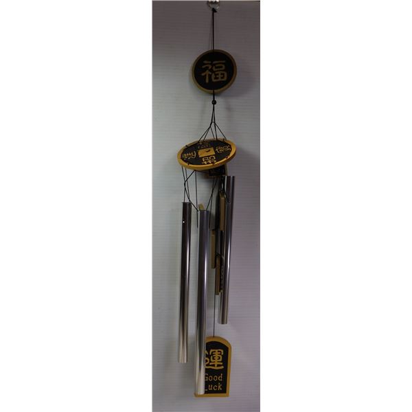 NEW OLD STOCK METAL ASIAN GOOD LUCK WIND CHIME