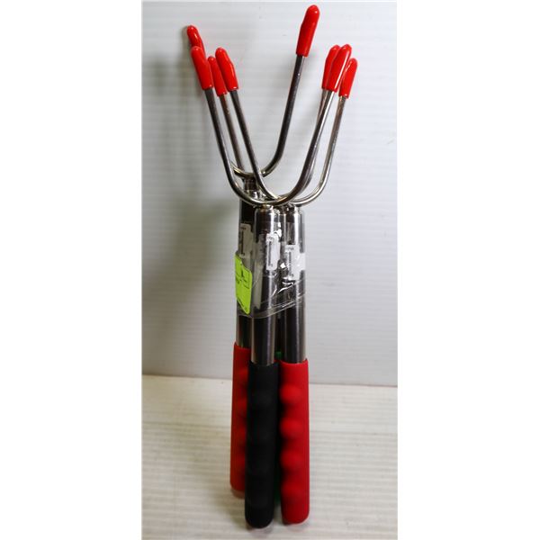 4 PK HEAVY DUTY WEINER FORKS-EXTENDABLE