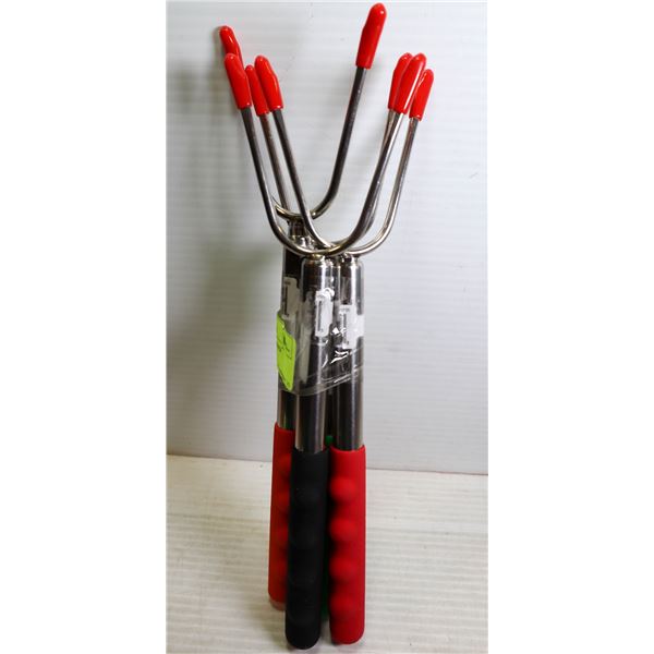 4 PK HEAVY DUTY WEINER FORKS-EXTENDABLE