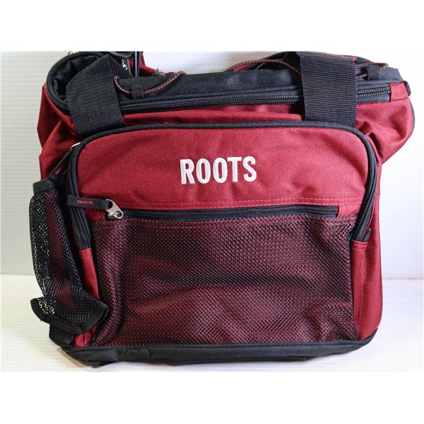 BRAND NEW ROOTS RED SPORTS BAG